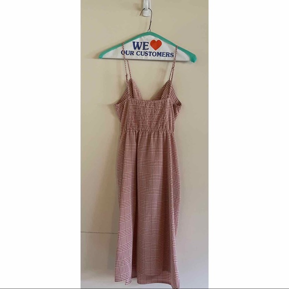 ASTR Red Checked Max Dress - Picture 5 of 5
